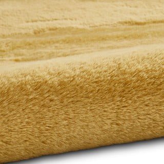 Rumena preproga Think Rugs Teddy, 80 x 150 cm