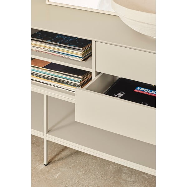 Kremno bela TV omarica 175x74x45 cm Platt – Teulat-image-1