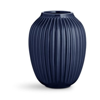 Temno modra keramična vaza Kähler Design Hammershoi, višina 25 cm