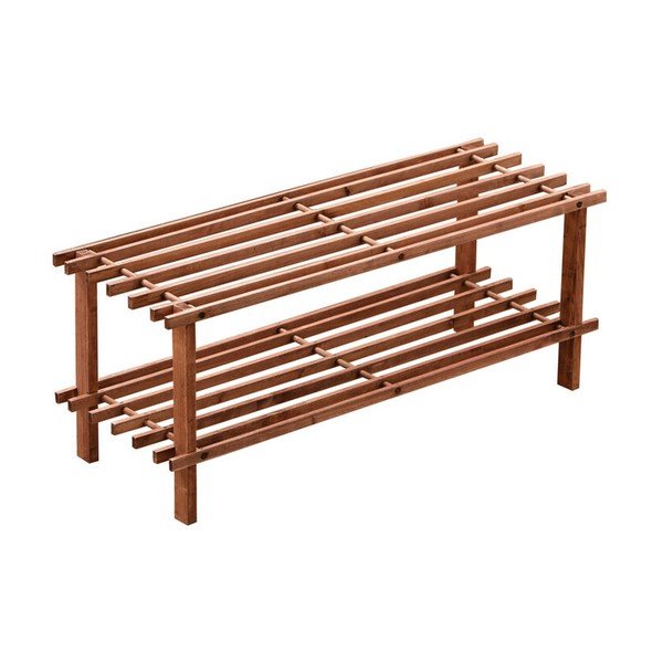 Omarica za čevlje iz masivne cedre v naravni barvi 74x30x26 cm Parker – Premier Housewares-image-3
