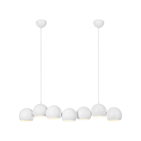 Bela viseča svetilka s kovinskim senčilom Cupolo – Markslöjd