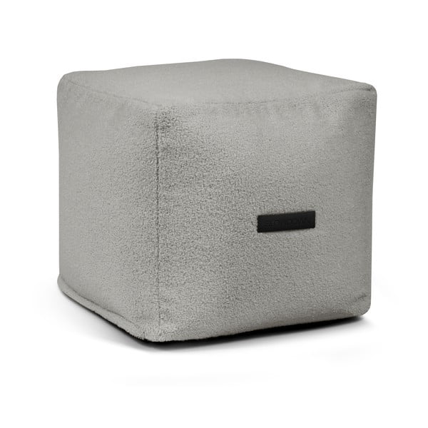 Svetlo siva vreča za sedenje iz tkanine bouclé Up! MooG – SLOWDOWN