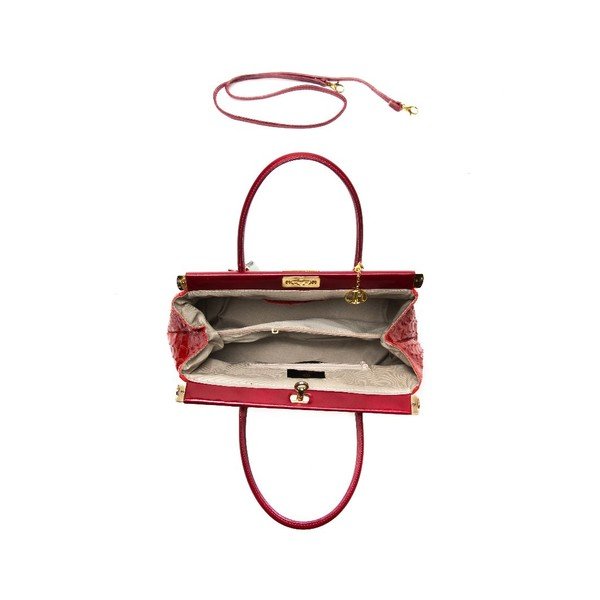 Usnjena torbica Anna Luchini 825 Rosso-image-3