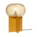 Oranžna namizna svetilka s steklenim senčilom (višina 36 cm) Podium – Hübsch