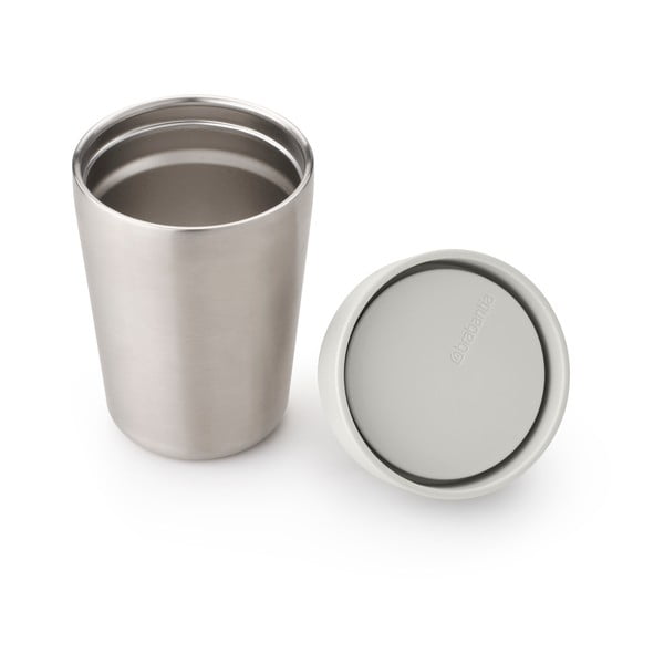 Svetlo siv termo lonček 200 ml Make & Take – Brabantia-image-3