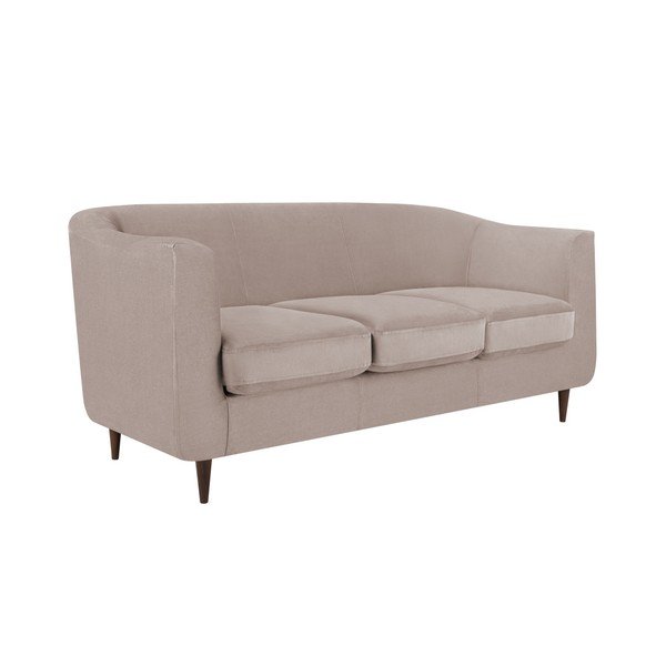 Bež žametni kavč Kooko Home Glam, 175 cm-image-4