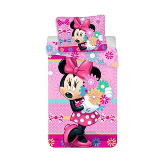 Enojna bombažna otroška posteljnina 140x200 cm Minnie – Jerry Fabrics