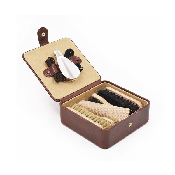 Ferruccio Laconi Brown Set za čiščenje čevljev
