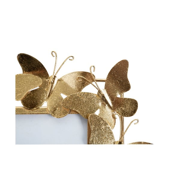 Kovinski stoječ okvir v zlati barvi 35x38 cm Butterfly – Mauro Ferretti-image-4