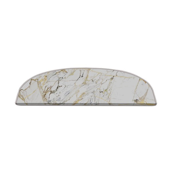 Beli komplet preprog za stopnice 16 ks 20x65 cm Marble Art – Vitaus