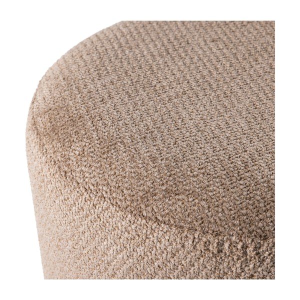 Svetlo rjav tabure iz tkanine bouclé Islen – WOOOD-image-3