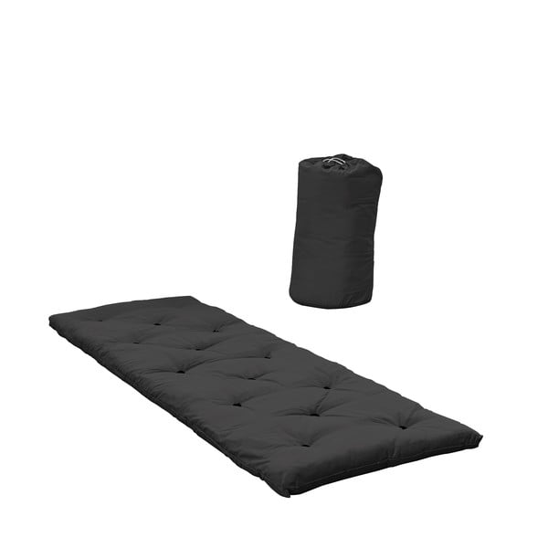 Temno siva futonska vzmetnica 70x190 cm Bed in a Bag Dark Grey – Karup Design