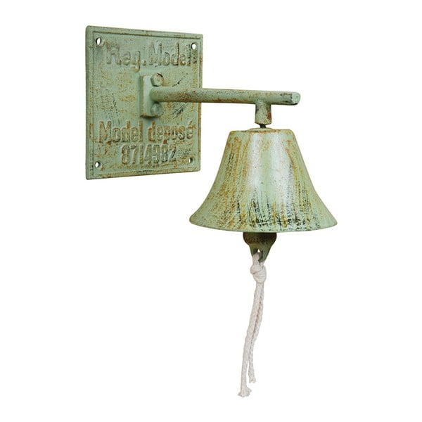 Zeleni stenski zvonec iz litega železa Esschert Design