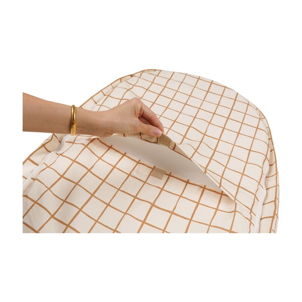 Bež gnezdo za dojenčka Camel Check - Malomi Kids-image-1