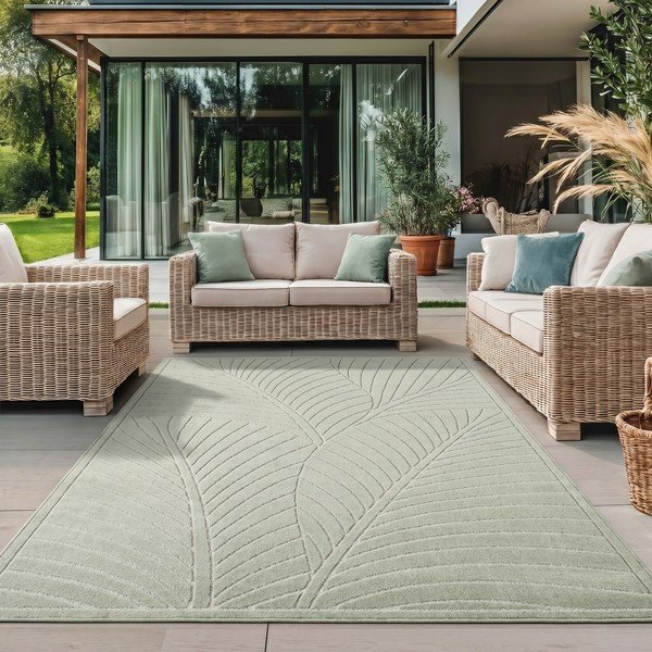 Zelena notranja in zunanja preproga 200x290 cm Nova 1203 – Ayyildiz Carpets-image-1