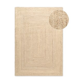 Obojestranska/ročno tkana preproga iz jute v svetli naravni barvi 160x230 cm Sharmila Natural White – Hanse Home