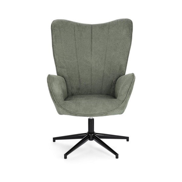 Zelen vrtljiv fotelj Inas – Bizzotto-image-2