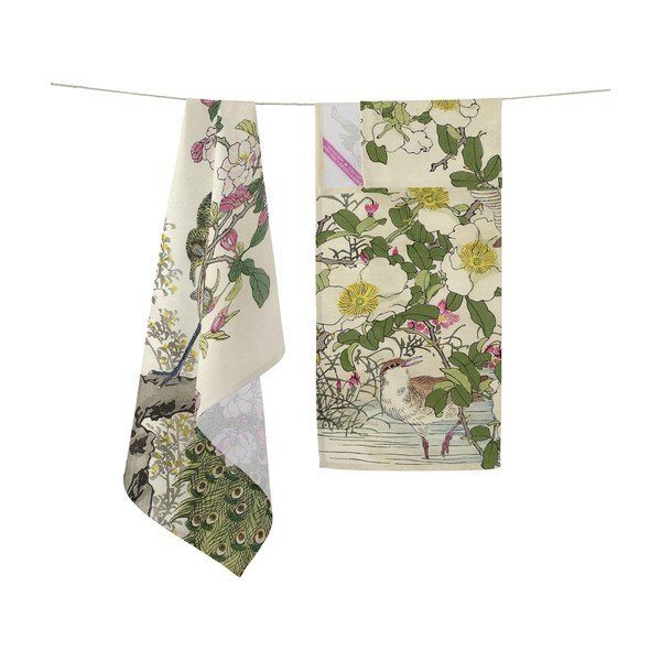 Komplet 2 bombažnih kuhinjskih krp Happy Friday Basic Japonais, 70 x 50 cm-image-3