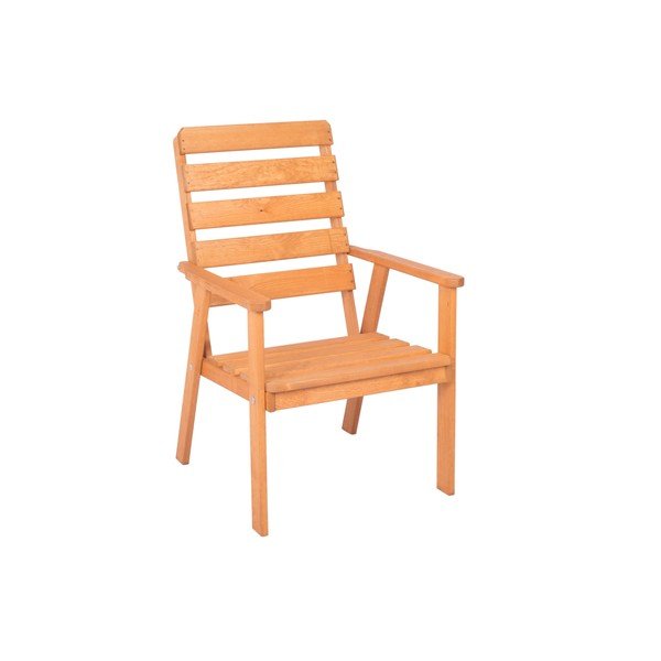 Vrtna jedilna garnitura iz masivnega lesa za 4 osebe Sylva – Rojaplast-image-2