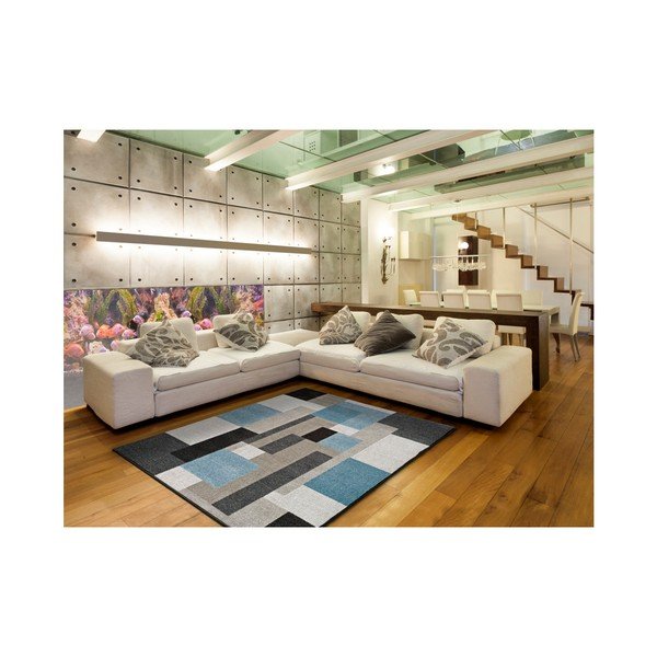 Preproga za uporabo na prostem Universal Bukit Blue, 160 x 230 cm-image-1