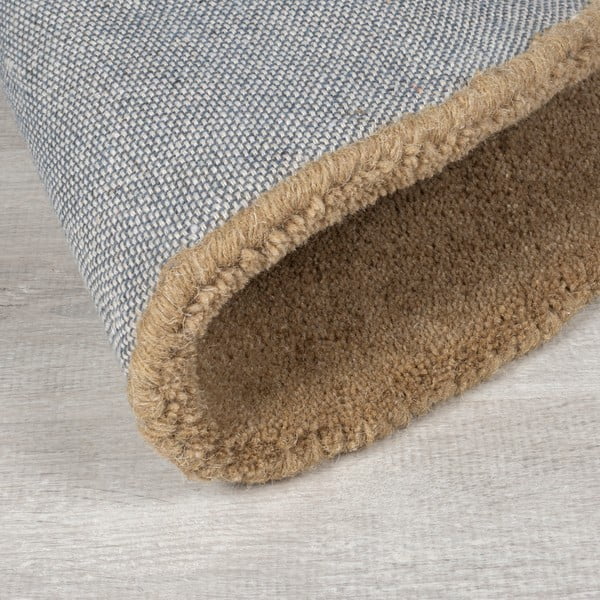 Sivo-bež ročno tkana volnena preproga 200x290 cm Mia Ellipse – Flair Rugs-image-3