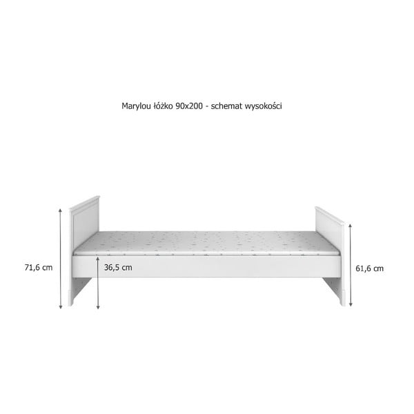 Bela otroška postelja BELLAMY Marylou, 90 x 200 cm-image-2