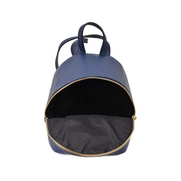 Modri usnjeni nahrbtnik Renata Corsi Suelo-image-2