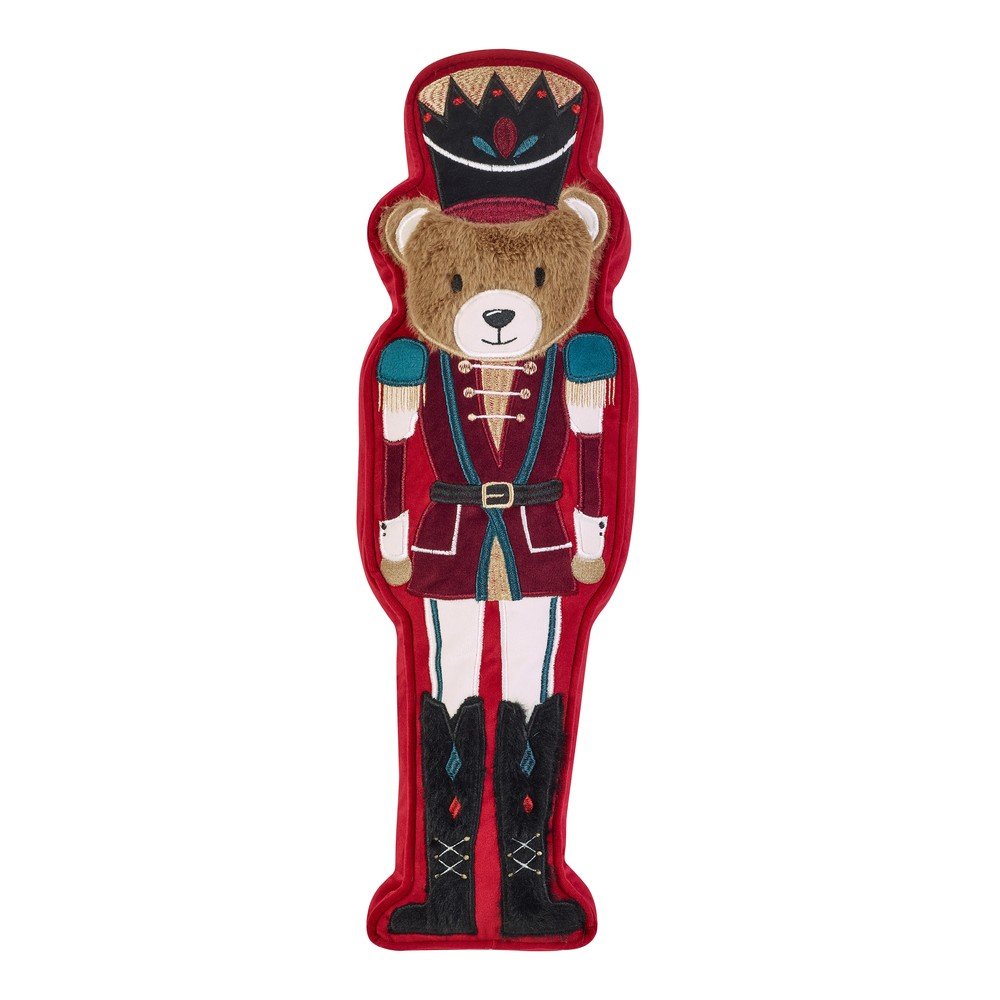 Okrasna blazina z božičnim motivom 20x30 cm Christmas Nutcracker Bear