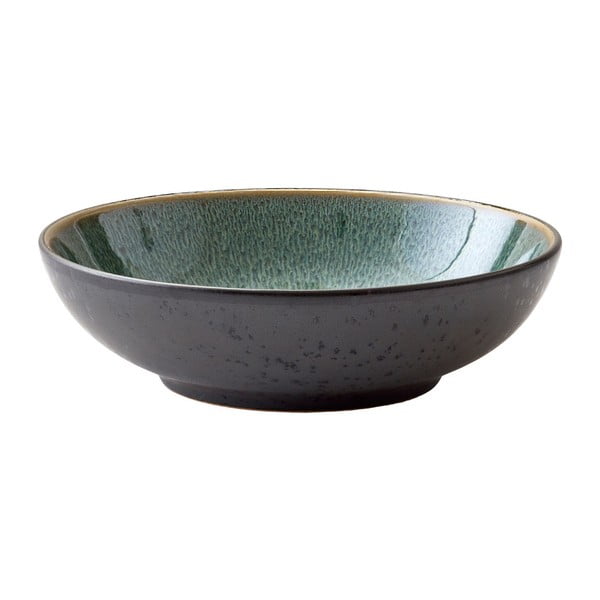 Zelena/črna skledica iz kamenine 1 l Gastro Green/Black – Bitz