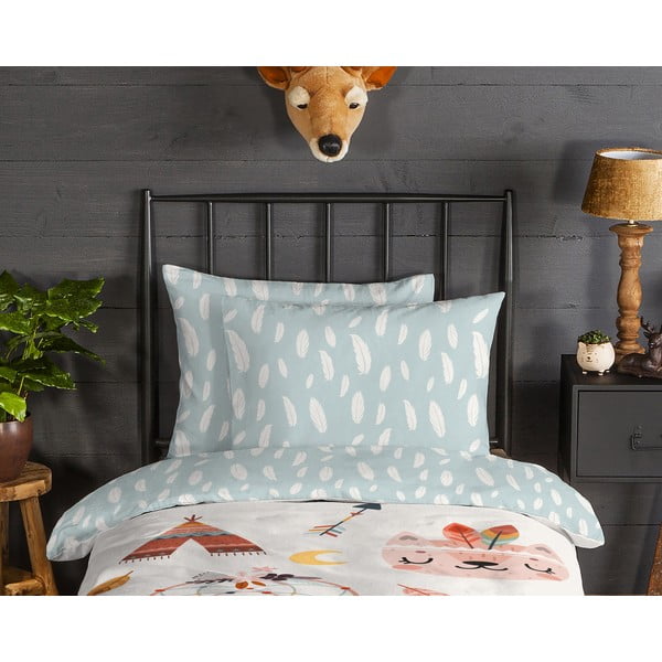 Enojna flanelna otroška posteljnina 140x200 cm Dreamy – Good Morning-image-2