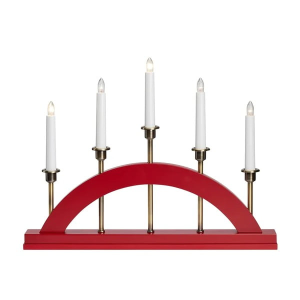 Rdeča božična svetlobna dekoracija Bridge – Markslöjd-image-4