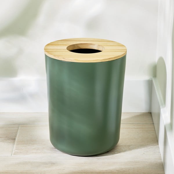 Zelen koš za smeti iDesign Eco Vanity-image-1