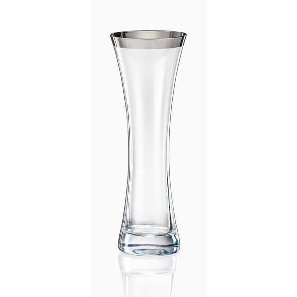 Steklena vaza Crystalex Frost, višina 19,4 cm