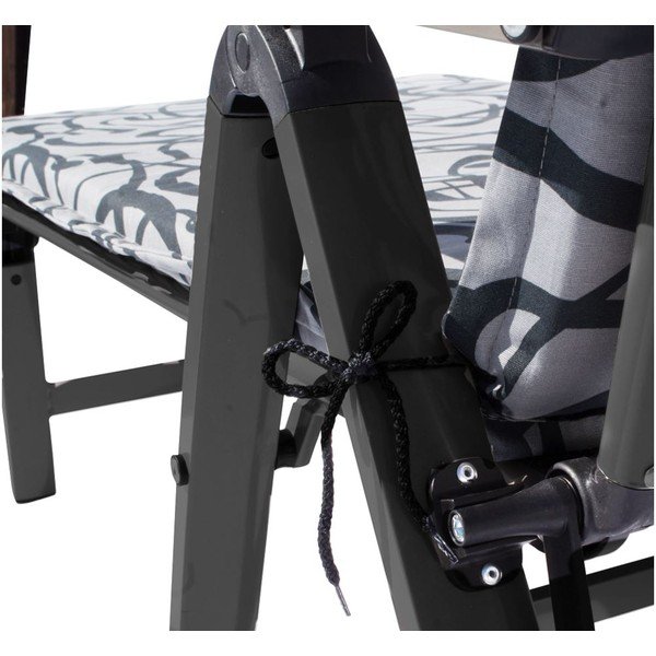 Črni kovinski vrtni ležalnik Ass Comfort - Sun Garden-image-2