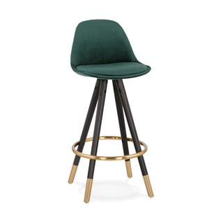 Temno zelena barski stol Kokoon Carry Mini, višina sedeža 65 cm