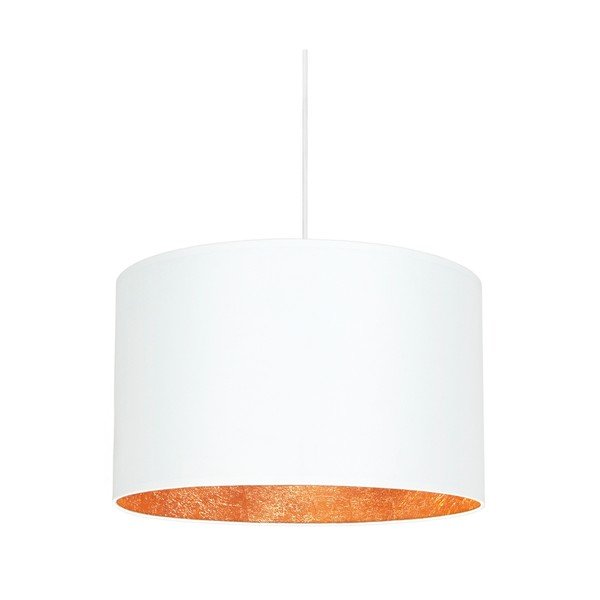 Obesna svetilka v belo-medeni barvi Sotto Luce Mika, ⌀ 40 cm-image-1