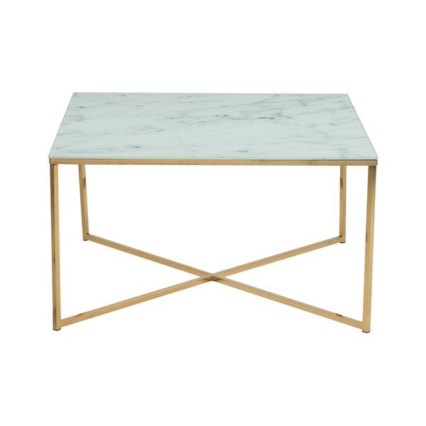 Bela mizica 80x80 cm Alisma - Actona-image-2