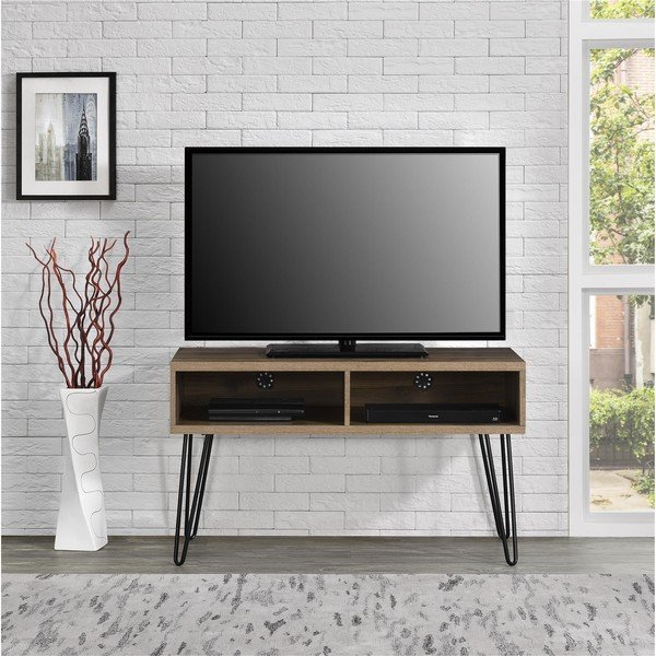 TV omarica v orehovem dekorju v naravni barvi 107x63 cm Owen – Støraa-image-1
