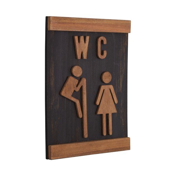 Dekorativni znak 16x21 cm WC – Antic Line-image-1
