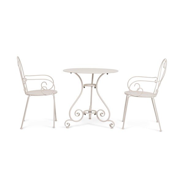 Jeklena okrogla vrtna mizica ø 70 cm Etienne – Bizzotto-image-2