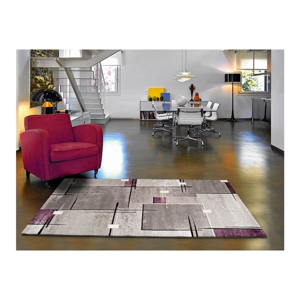 Sivo-vijolična preproga Universal Detroit, 80 x 150 cm-image-1