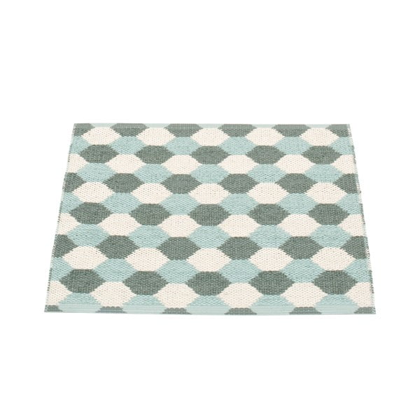 Zelena/turkizna notranja in zunanja preproga 60x70 cm Dana Army – Pappelina