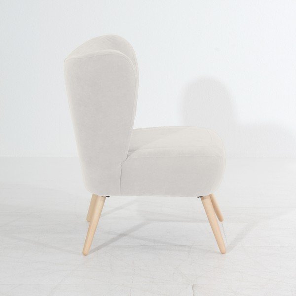 Krem fotelj Max Winzer Sari Velur-image-2