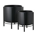 Kovinski okrasni cvetlični lonci v kompletu 2 ks Svarta – House Nordic