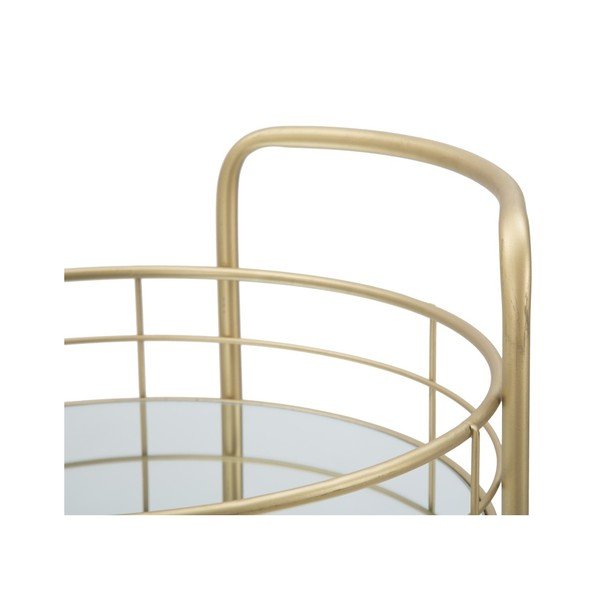 Zlat servirni voziček s tremi policami Mauro Ferretti Ronda-image-1