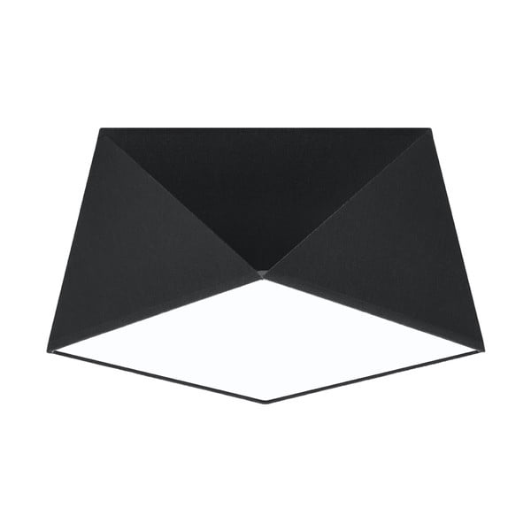 Črna stropna svetilka 25x25 cm Koma – Nice Lamps