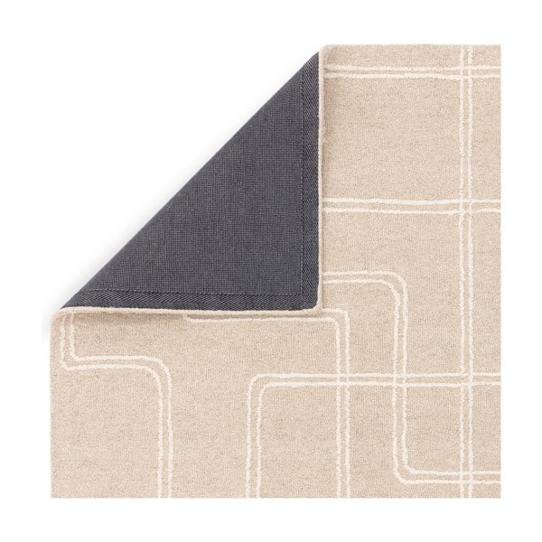 Bež ročno tkana volnena preproga 120x170 cm Ada – Asiatic Carpets-image-3