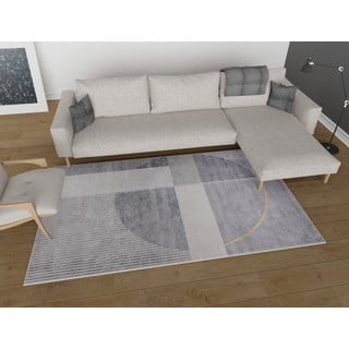 Siva pralna preproga 120x160 cm – Vitaus