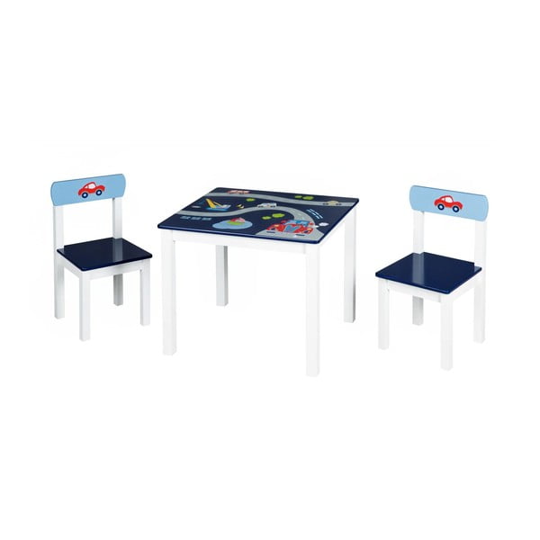 Komplet pohištva za otroke 3 ks Rennfahrer – Roba