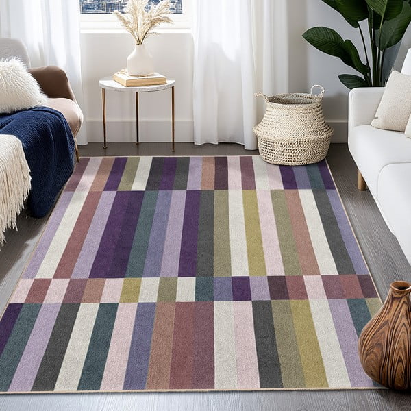 Vijolična pralna preproga 120x180 cm Purple Rain – Mila Home-image-4